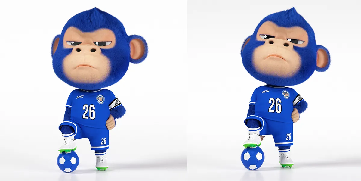AKC – Ape Kids Club — Character / Mascot 2