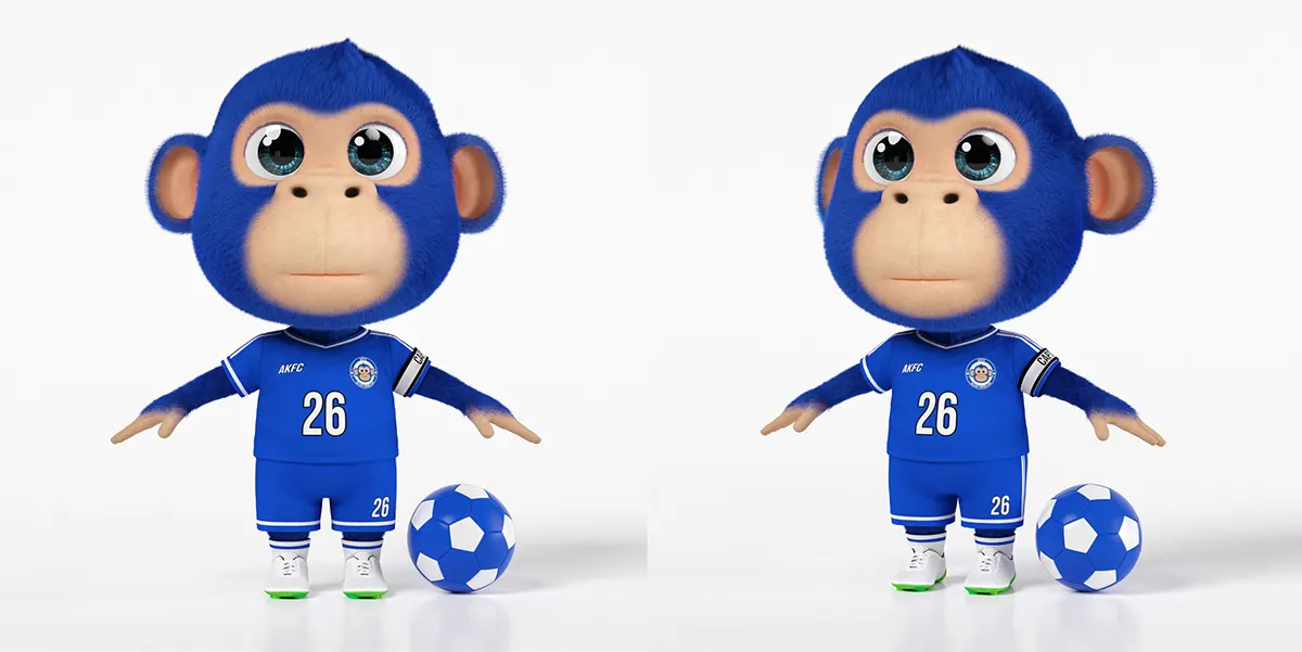 AKC – Ape Kids Club — Character / Mascot 3